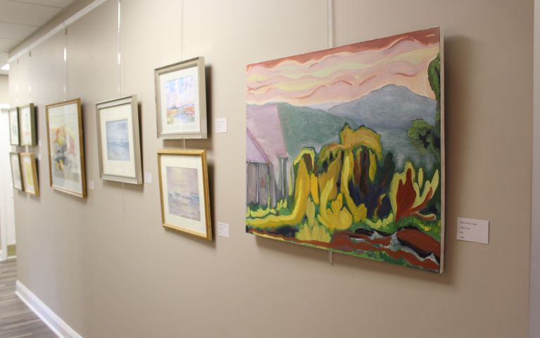 Take A Stroll Through Our Hallways Adorned With Resident Art
