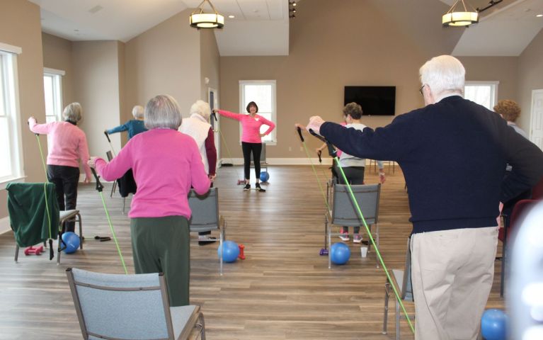 Take part in our exercise classes